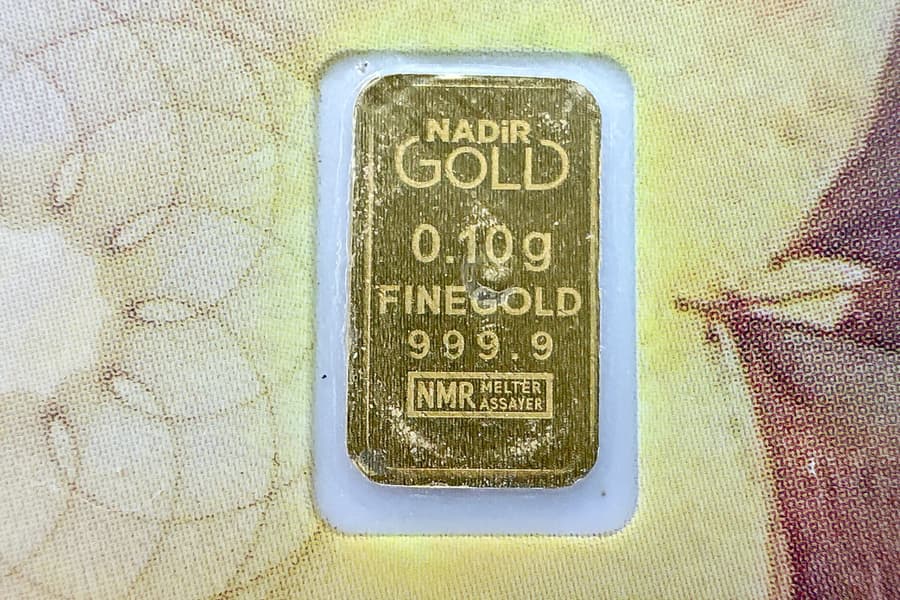 Feingoldbarren 0,1 g